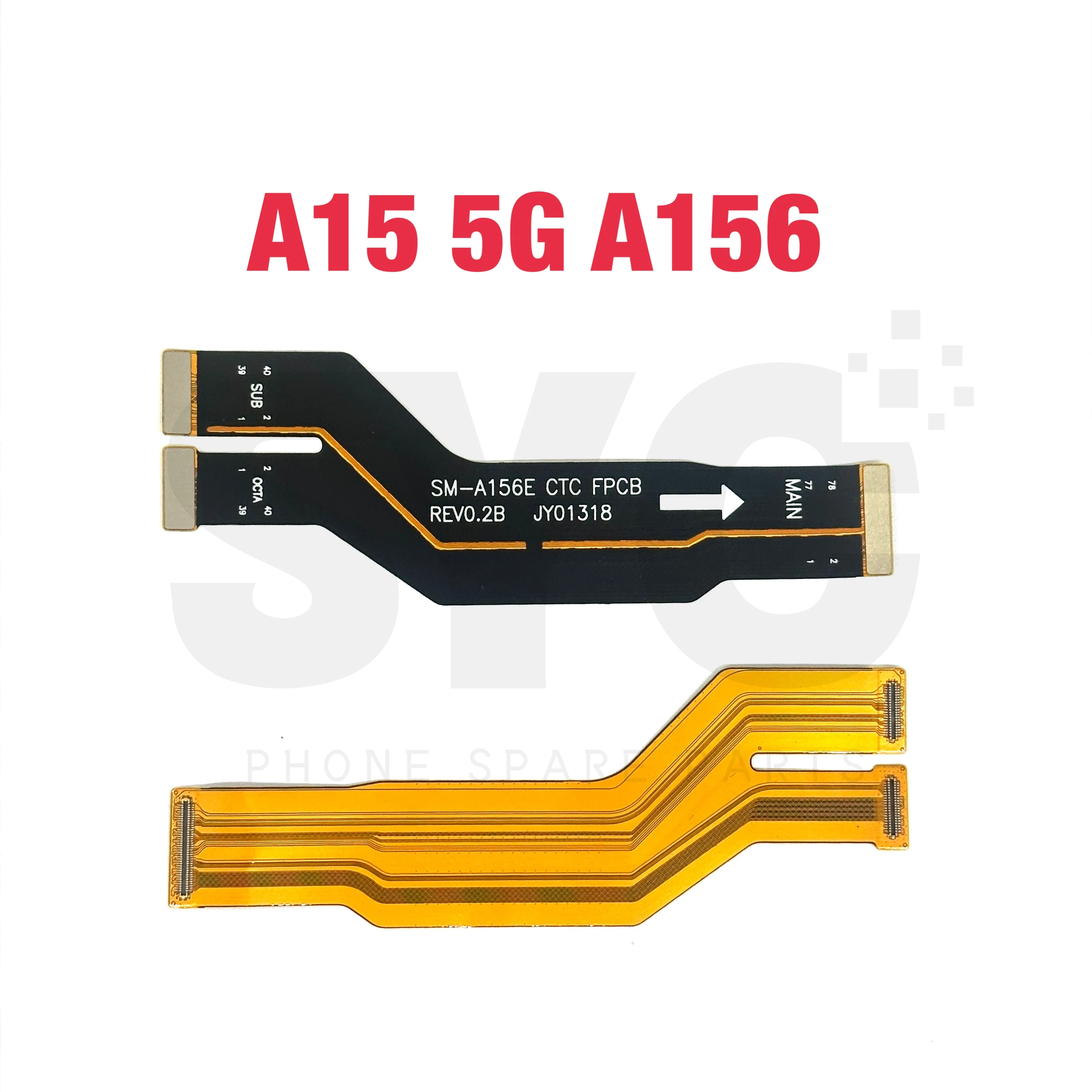 New For Samsung A55 A25 A15 A35 5G A356B A556B A156B A256B Main Board Motherboard Connector LCD Flex Cable Repair Parts