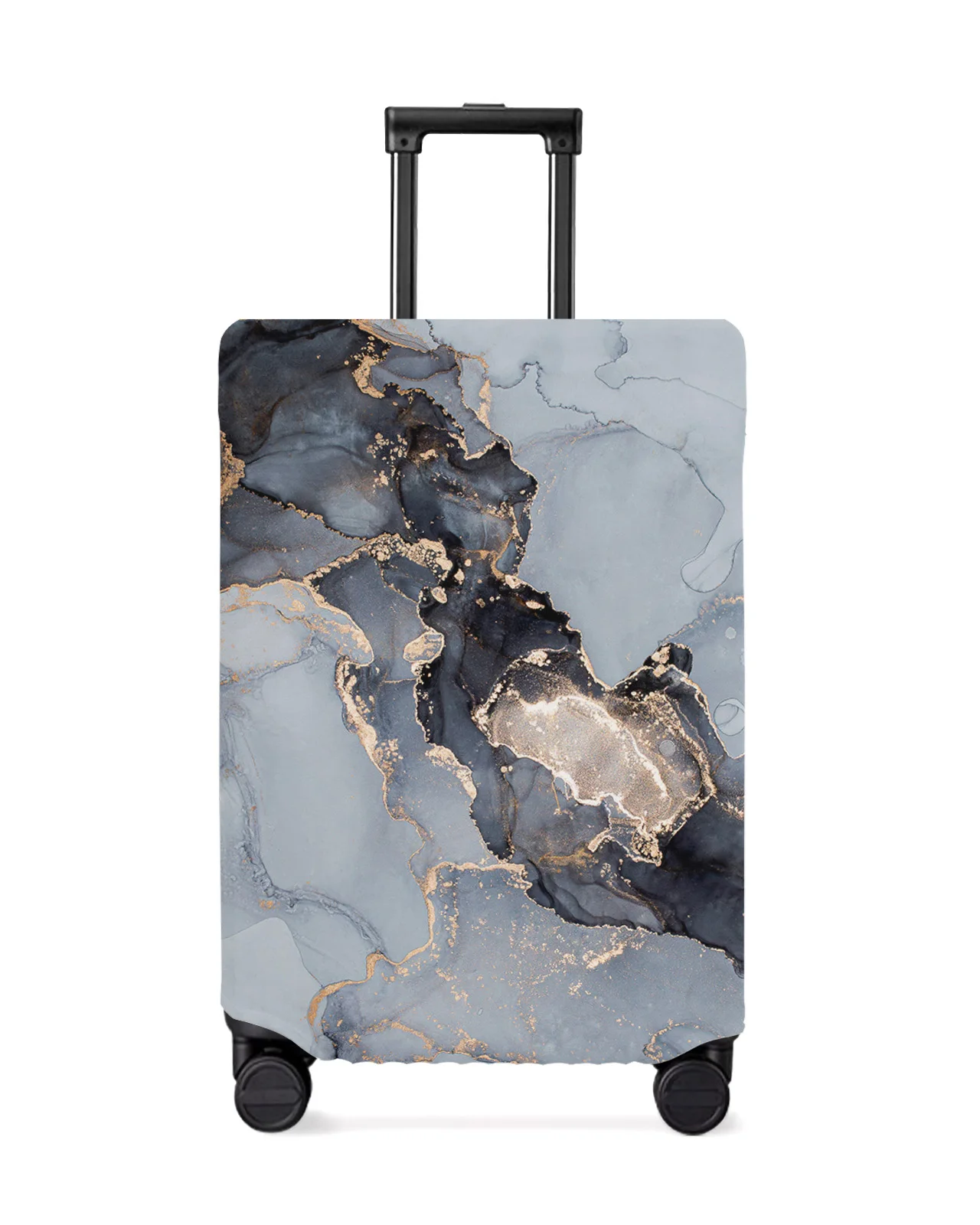 

Marble Texture Gray Travel Luggage Protective Cover for 18-32 Inch Travel Accessories Suitcase Elastic Dust Case Protect Sleeve