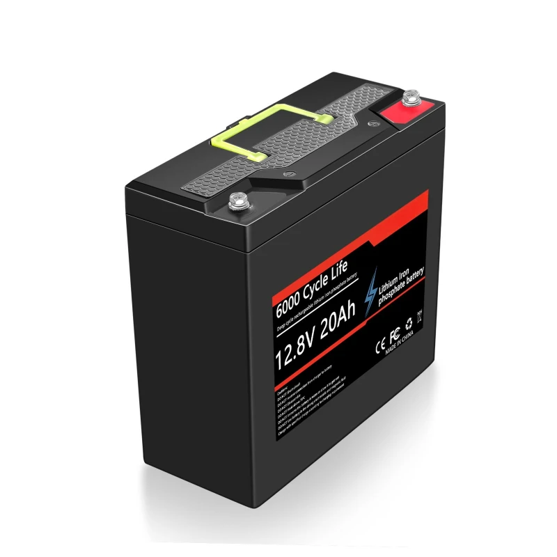 بطارية ليثيوم 12 فولت 20 أمبير LiFePO4 بطارية قابلة للشحن DeepCycle مع 20A BMS لطاقة الرياح الشمسية صياد السمك البحرية لعبة ركوب الخيل
