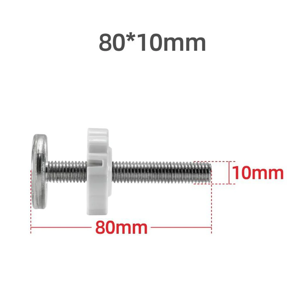 Gate Wall Protector 2PCS Railing Adapter for Pressure Mounted Stair Secure Fixing with Bolts for Child and Pet Safety