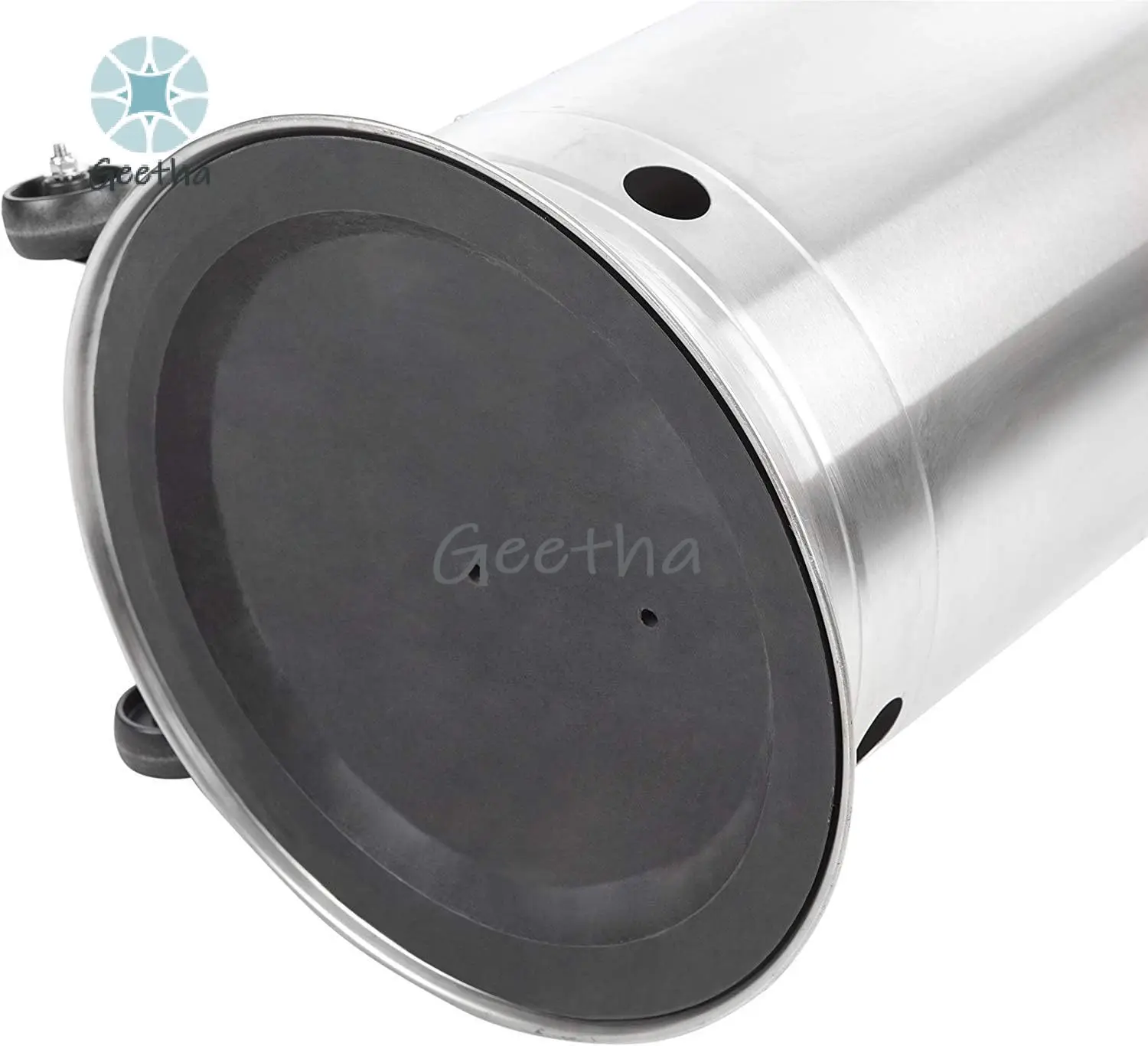 Pemanas Teras Seri Pro 61436 dengan Roda Output 50,000 BTU Sistem Pengapian Elektronik Pemanas Propana Luar Ruangan Portabel