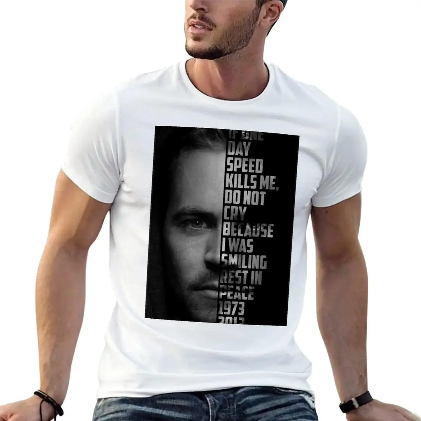 

Paul Walker Text Portrait T-Shirt anime t shirts animal prinfor boys customs design your own shirts men