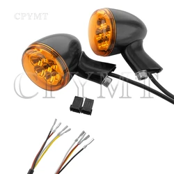 Motorcycle Rear Amber Turn Signals Lights Bracket Fit For Harley Sportster XL 883 1200 1992-2019