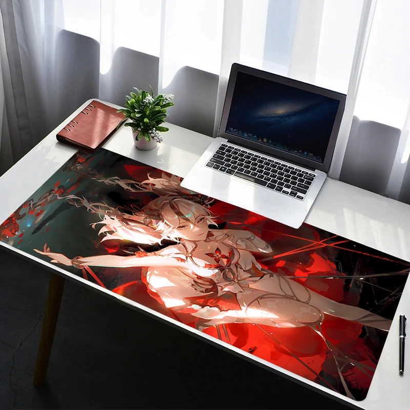 

Mouse Pad Laptop Rubber Extended Desktop Mat Computer Gamer Mousepad PC Wuthering Waves Camellya Gaming Accessories Keyboard Pad