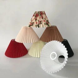 Japanese Style Pleated Lampshade Pleats Cover DIY Table Lamp Desk Lamp Standing Lights Covers Suitable for E27 Lamp Holder Deco