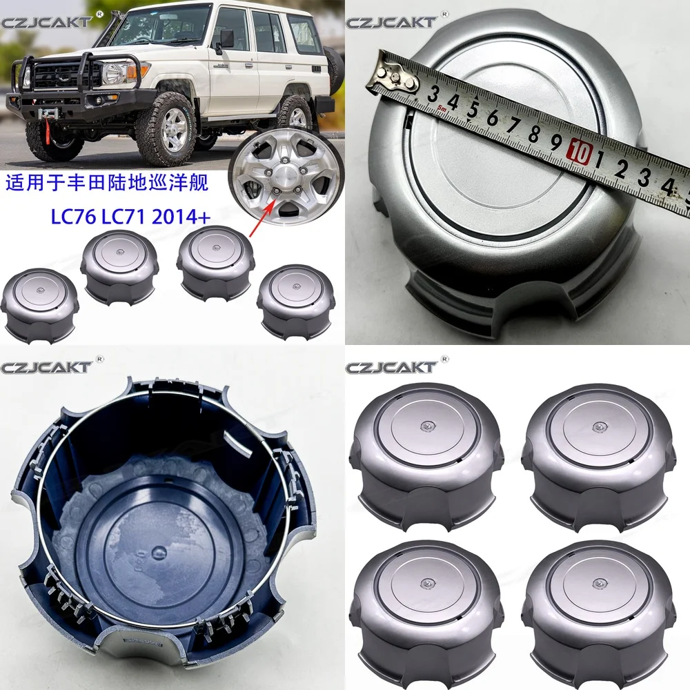

High Quality Wheel Center Cap Hub Cap for Toyota Land Cruiser LC76 LC71 Off Road Vehicle Accessories Car Styling Parts Auto
