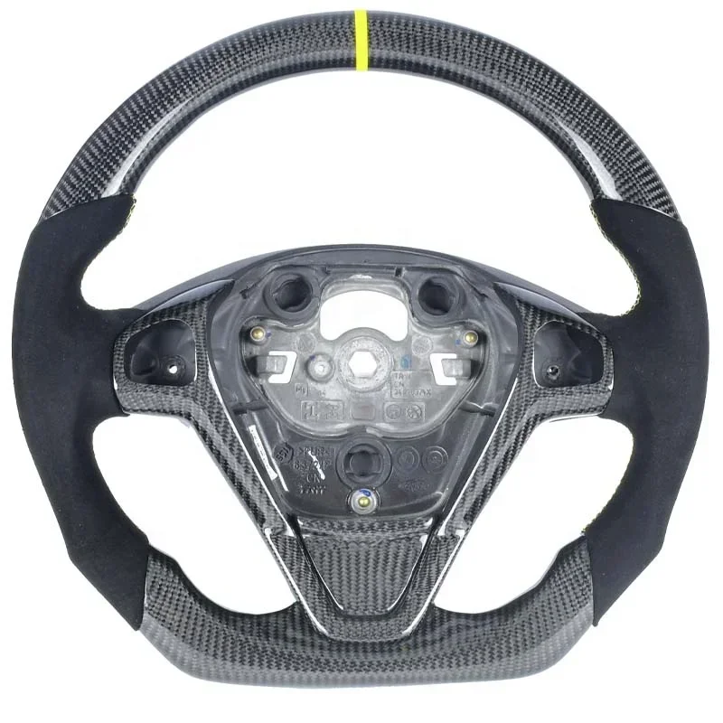 

A Carbon Fiber Steering Wheel For Ford Fiesta MK7 MK7.5 St180 2009 2010 2011 2012 2013 2014 2015 2016 2017