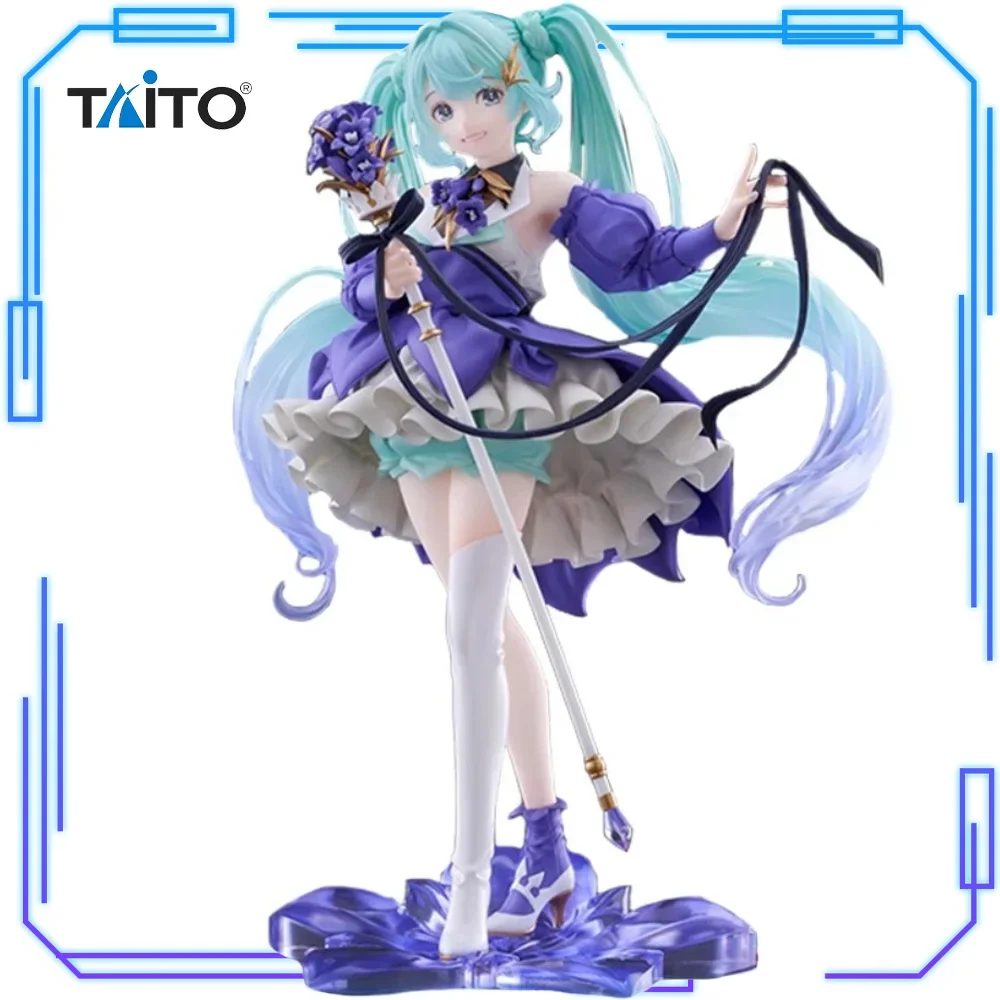 在庫あり-タイトー純正-ボーカロイドアーティスト-マスターピース-初音ミク-バースデー2024-amp-フラワーバージョン-23cm-モデル玩具フィギュア