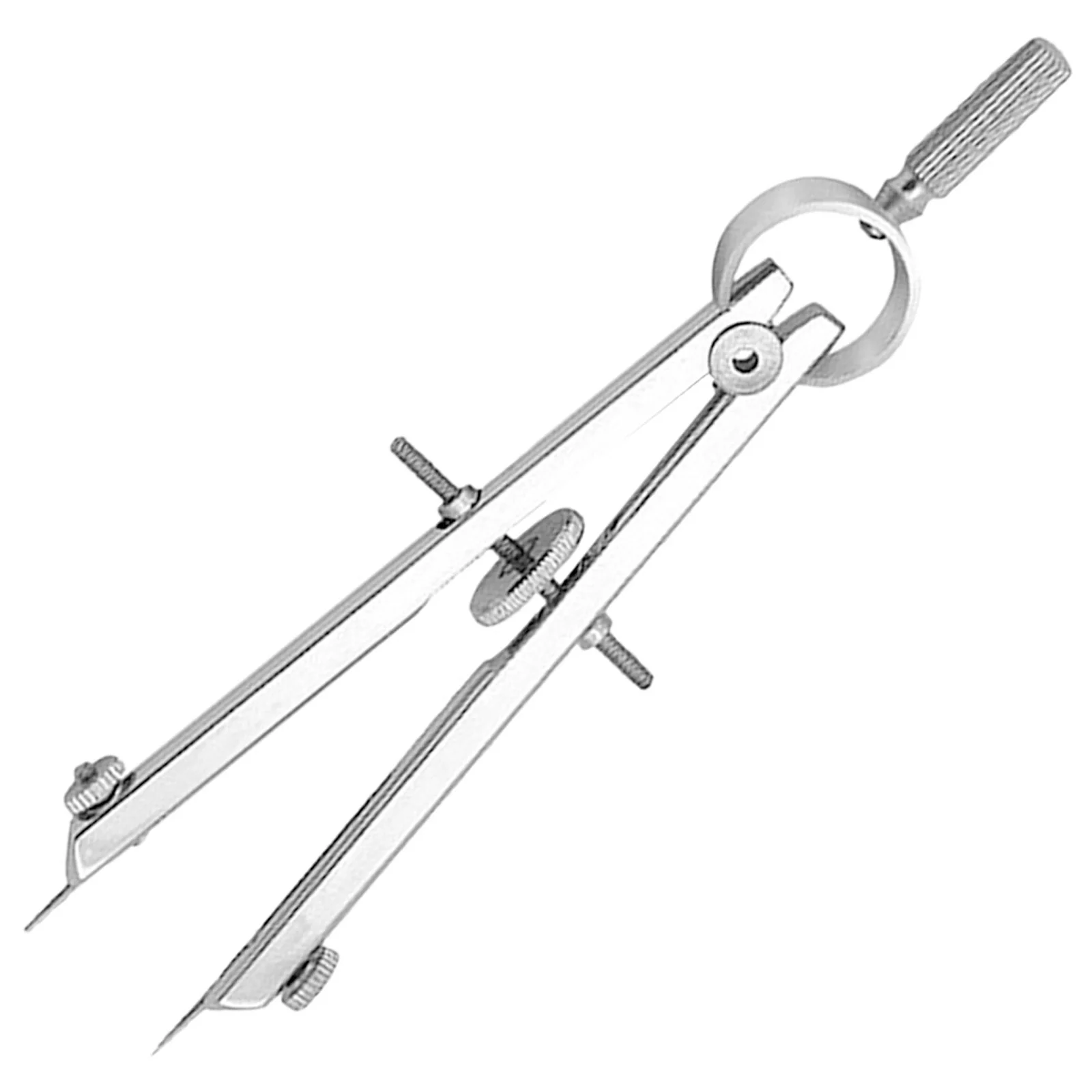 بوصلة زنبركية مدمجة، أداة هندسية معدنية عالية الجودة، محمولة ومريحة، تصميم رسم، ملحق صياغة #5