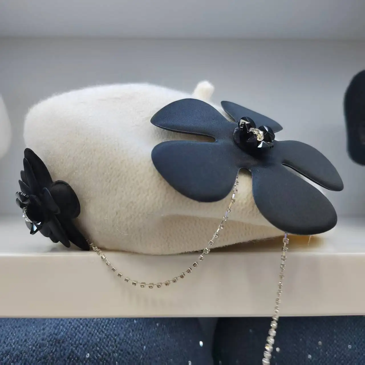 MAXSITI U مزاجه الحجاب قبعات البيريه للنساء الدافئة الحياكة الشتاء قبعة 2025 جديد ريترو موضة الرسام قبعة قبعات للسيدات #6