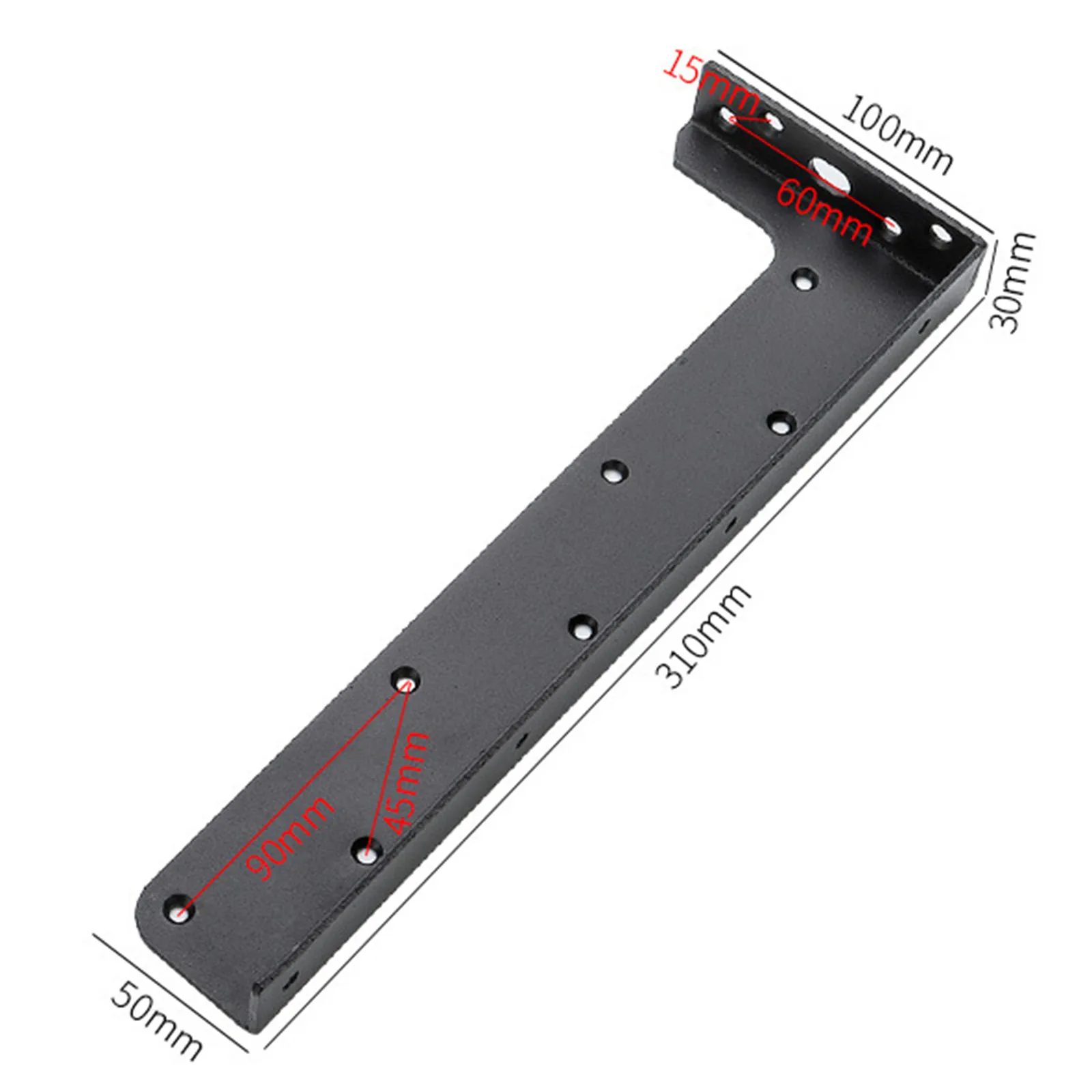 Heavy Duty Triangle Bracket Thick Suspension Bracket for Wall Mounted TV Stands Dressers Drawer Shelves Chests and More