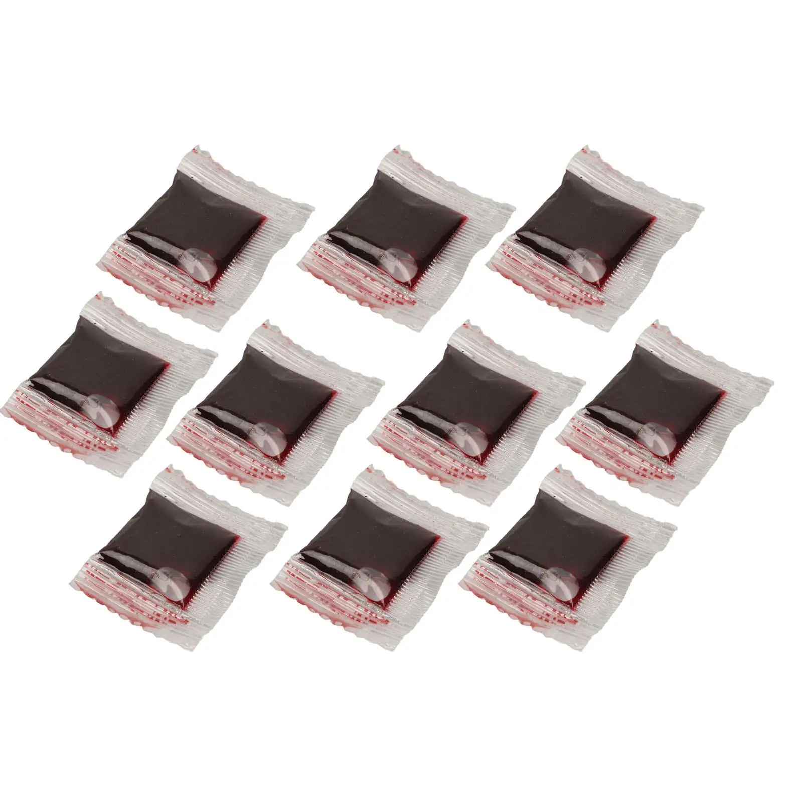 3ml Washable Makeup Fake Blood for Halloween TV - Simulated Effects, Safe Material, Small Bags