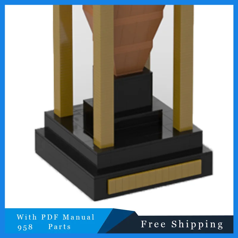 958 PCS MOC Advanced Wooden Trophy Building Block Model Puzzle Children's Combination Toy Christmas Birthday Gift For Kid Adults