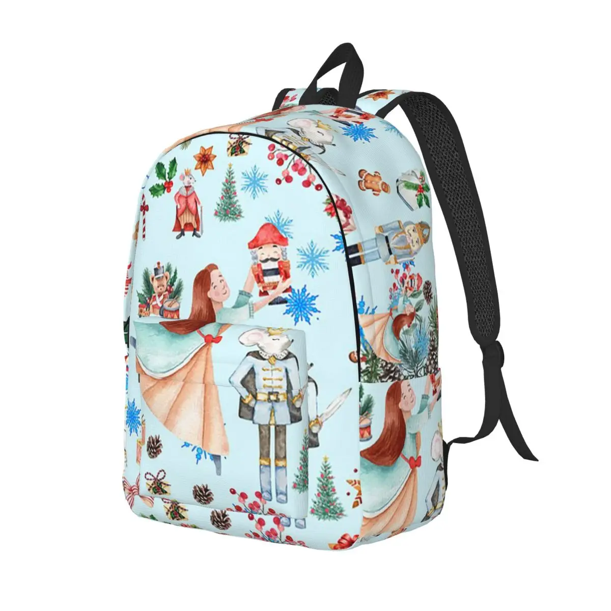 حقيبة ظهر أنيقة للحفلات على شكل كسارة البندق، حقيبة ظهر ذات سعة كبيرة للأولاد والبنات، حقيبة كتب مدرسية، حقائب كتف للرجال والنساء