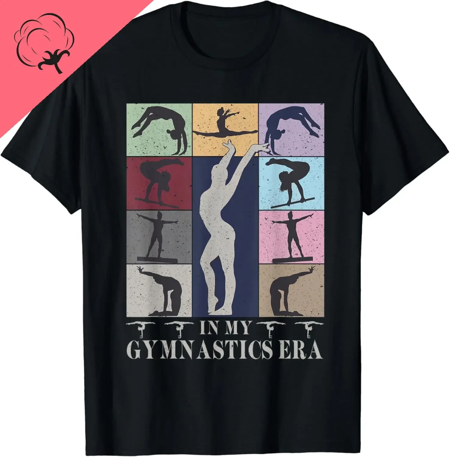 Groovy Gymnastics Trendy Mom Girls T-Shirt Cotton Unisex Summer Streetwear Tops Graphic T Shirts  Ropa De Mujer Camisetas