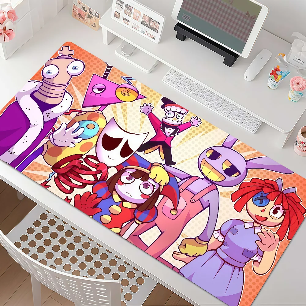 Game The A-Amazing Mouse Pad Square Office Gaming Desk Mat Waterproof Non-Slip Rubber Decorative D-Digital C-Circus