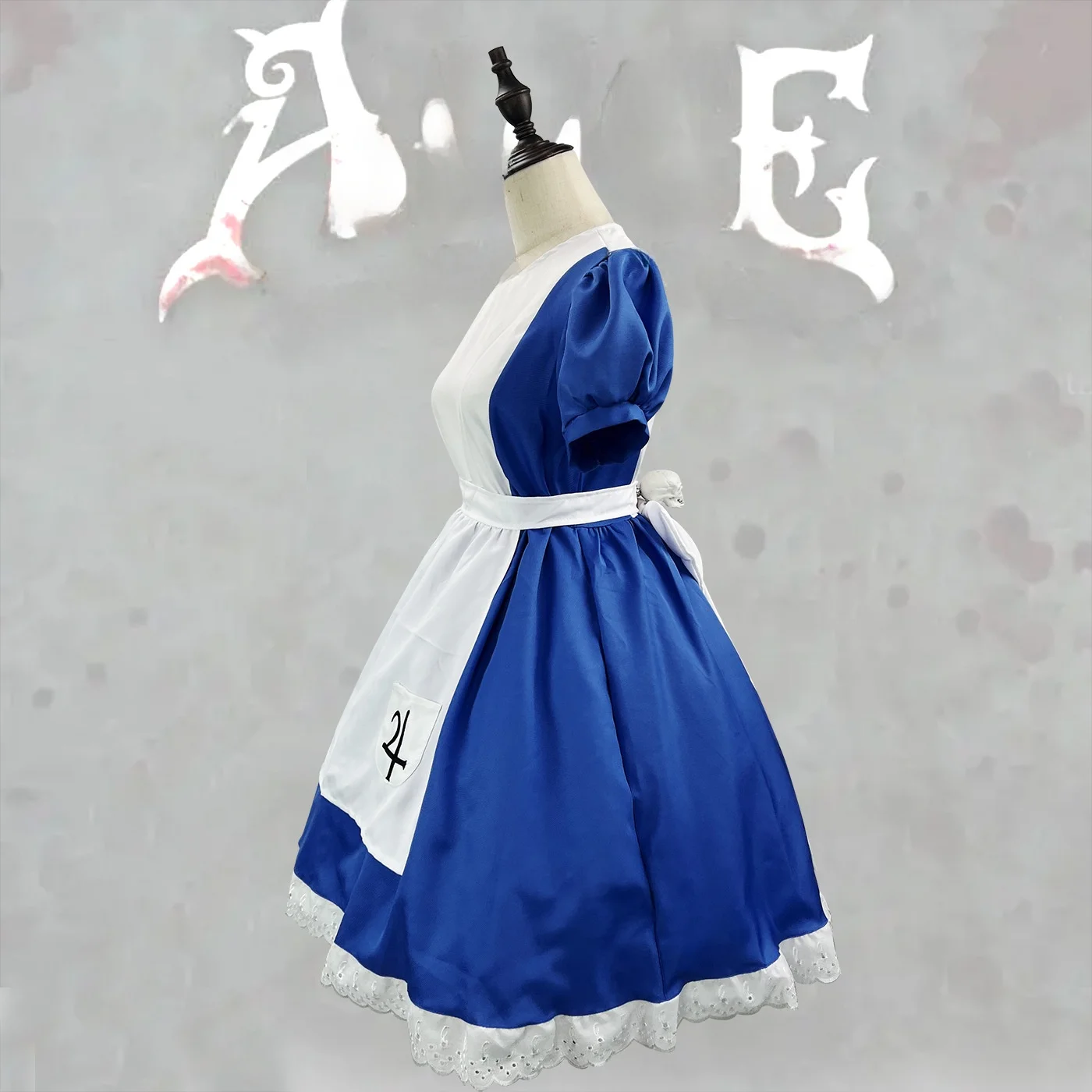 Alice Crazy Return Loween Orm Kostum Pembantu Pakaian Cosplay Lolita Sle Fem Pakaian Pelayan Musim Panas Produk Baru