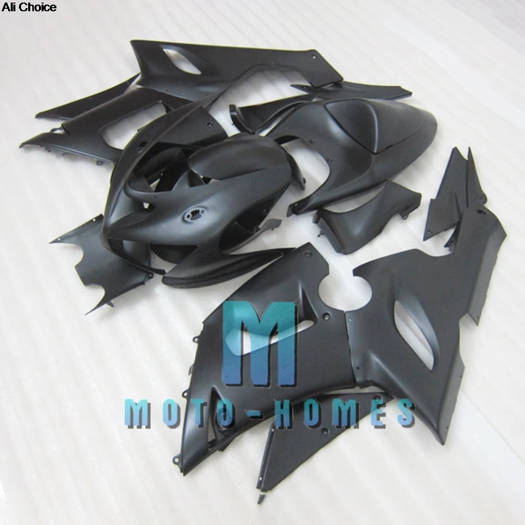 

Prime All New Fairing Kits for ZX6R 05 06 Kawasaki Ninja 636 ZX-6R 2005 2006 Injection Wrecked Rebuild Bike Black