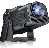 KaiAqua HY320 Mini Newly Native 720P Android 11 4K Projector 300ANSI Wifi6 BT5.0 Cinema Outdoor Portable 180° Rotable Projector