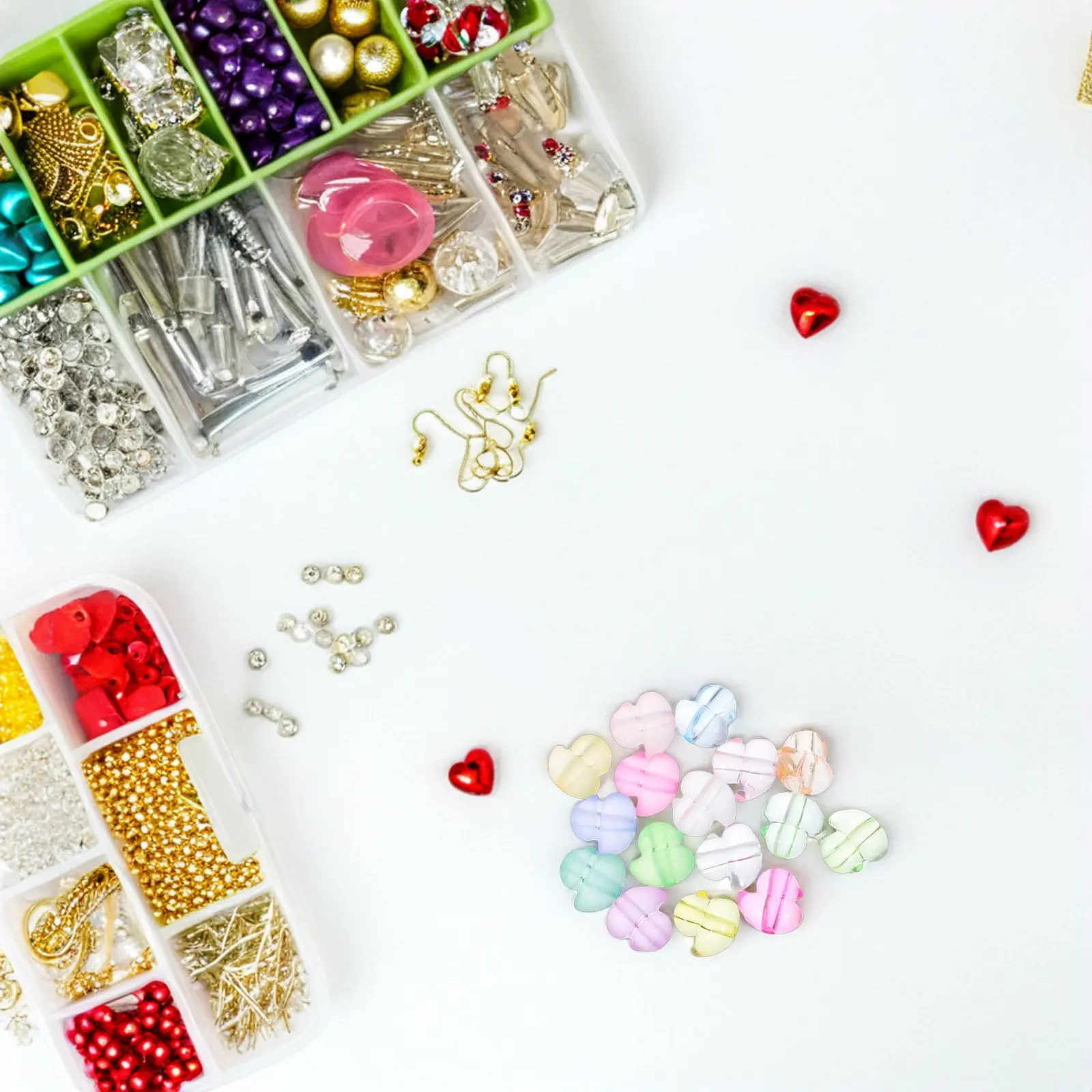 

100Pcs Cute Acrylic Duck Beads Colorful Animal Charms for Jewelry Making Bracelets Necklaces Earrings Craft Accessories