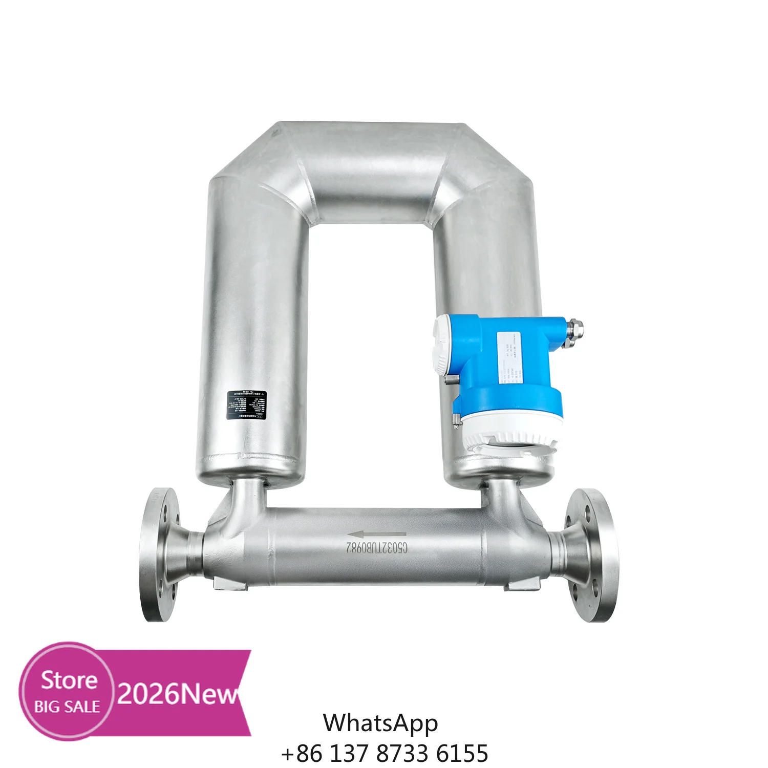 Customizable OEM Coriolis Mass Flowmeter Low-Power Digital Stainless Steel Meter Liquid Gas Air Water Oil Remote Industrial 1