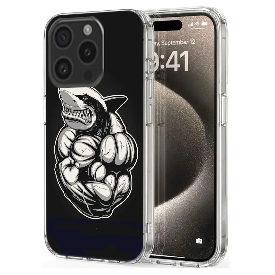 Bodybuilding Gym Fitness Muscles Clear Phone Case For Apple iPhone 12 13 Mini 11 14 15 16 Pro Max Cover XS MAX XR Soft