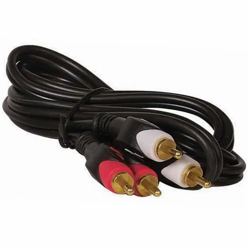 2 RCA + 2 RCA GOLD CABLE 1.5 METERS 1. QUALITY