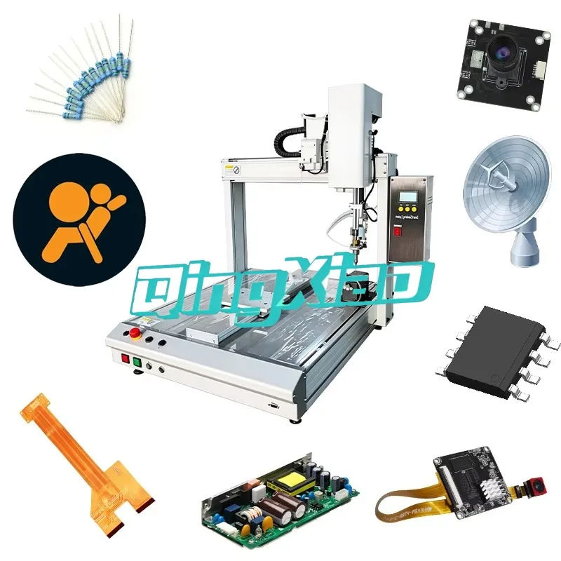 High Precision Temperature Control Automatic Tin Supply Automotive Electronics 4-axis 3-axis Automated Welding Robot Machine Aut