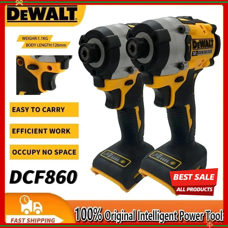 

Аккумуляторная компактная дрель-шуруповерт Dewalt DCF860 20В, бесщеточная, электрическая, перезаряжаемая, электроинструмент, обновленная версия DCF850
