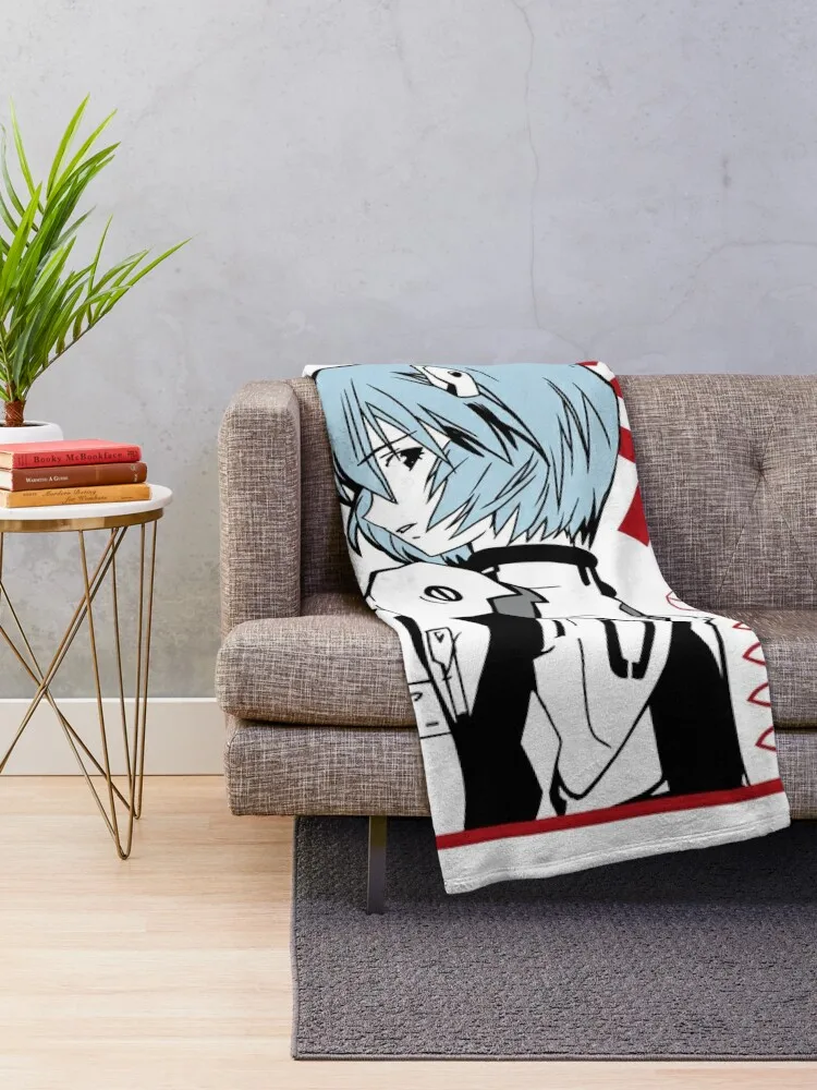 Rei Ayanami Throw Blanket Thins Camping Soft Beds Designers Blankets