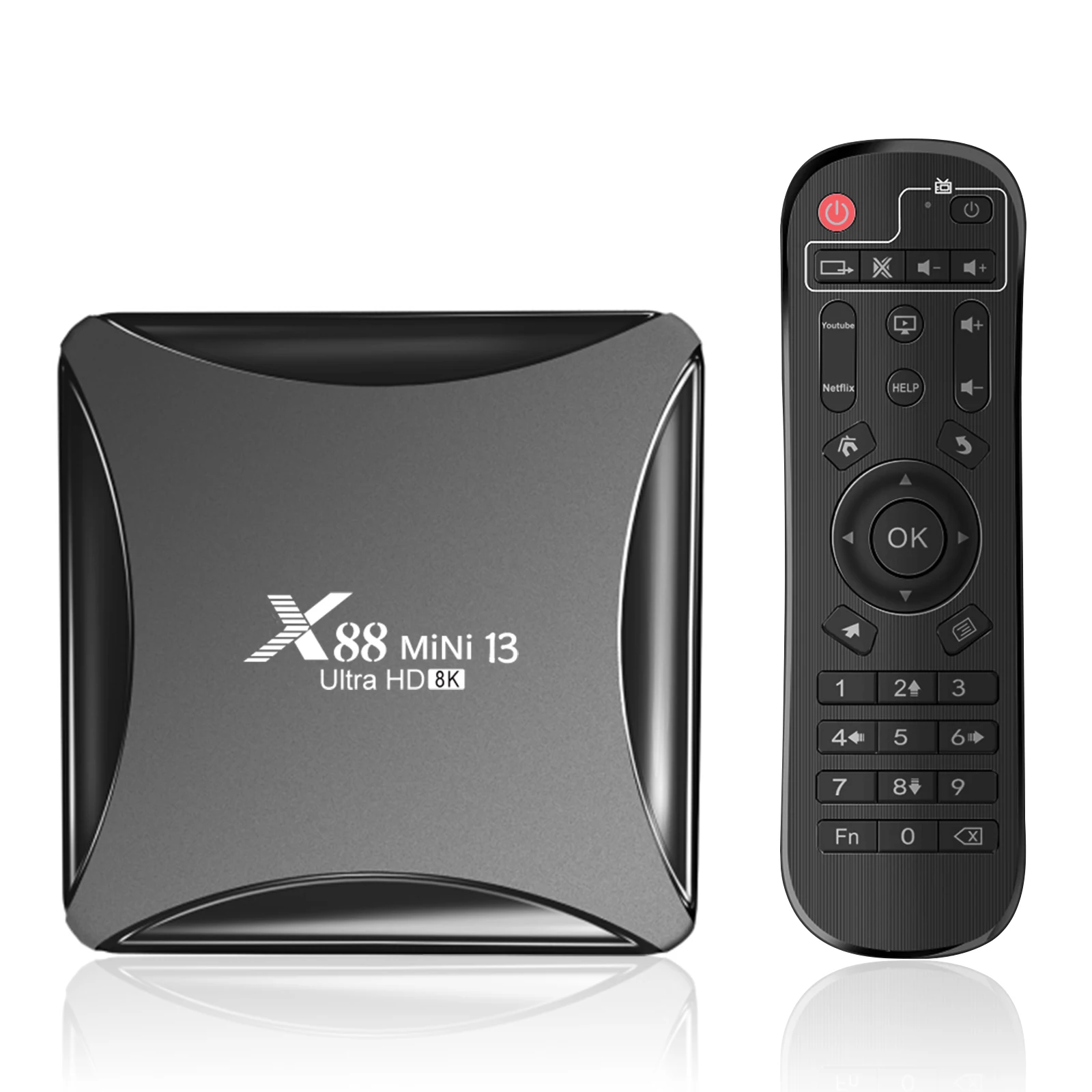 X88 Mini 13 Smart TV BOX Android 13.0 RK3528 8K HD 2.4G&5G Dual Wifi 2GB 16GB Set Top Box Media Player 4GB 32GB Fast Box