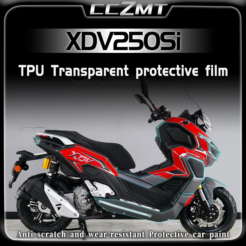 

For LONGJIA XDV250Si XDV250si XDV 250si film invisible car cover transparent protective sticker accessories modified parts