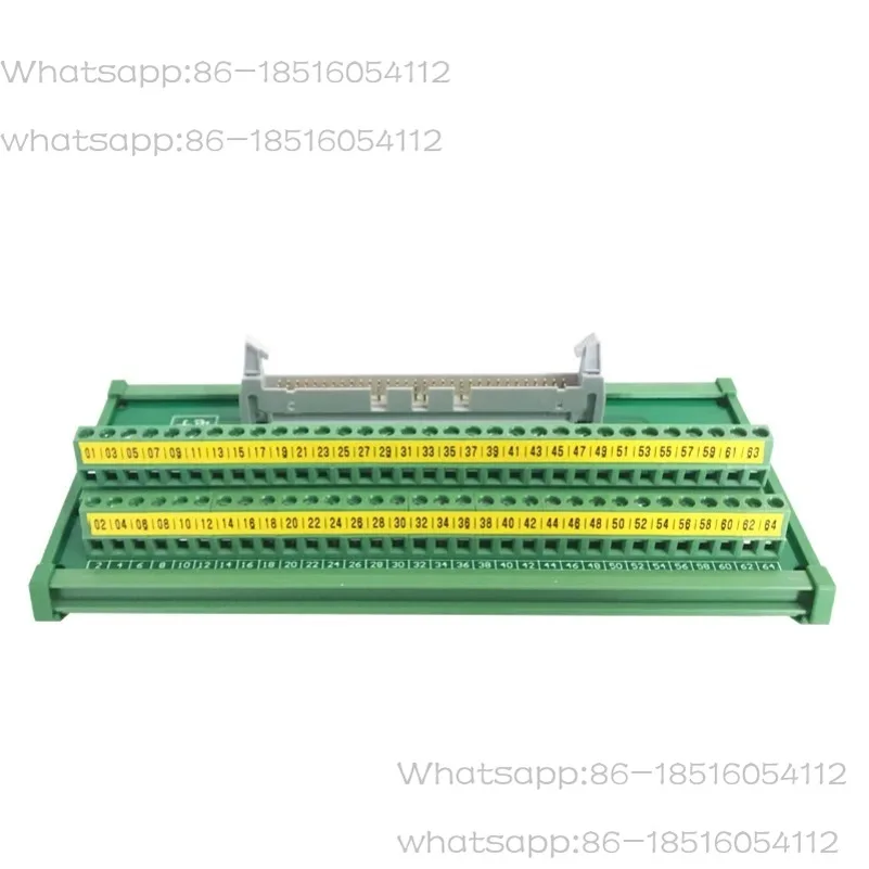 

MIL Male 64p Double-layer Terminal Block IDC Horn 64 Bit Adapter Board 64 Core Terminal Block PLC Terminal Block