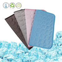 Moisture-proof Ice Silk Cool Mattress Pet Cooling Mat Dog and Cat Sleeping Pad Summer Cool Bed Reusable Dog Pee Pad Small Animal