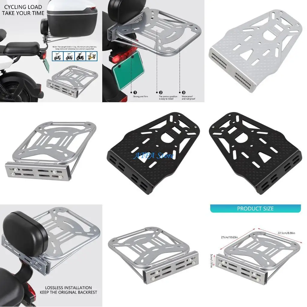 

U13C Easy Install Luggage Rack Cargo Rack Mount for Electric Bikes Simple Setups