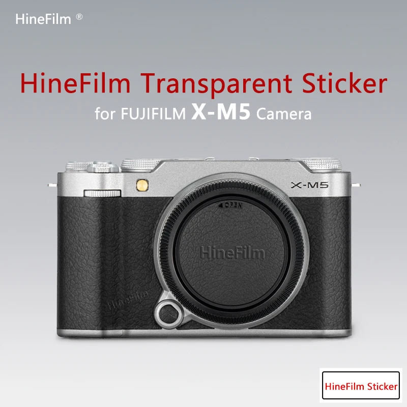 

Hinefilm Skin for Fuji XM5 Transparent Camera Sticker XM 5 Clear Camera Skin For Fujifilm X-M5 Wrap Cover Sticker