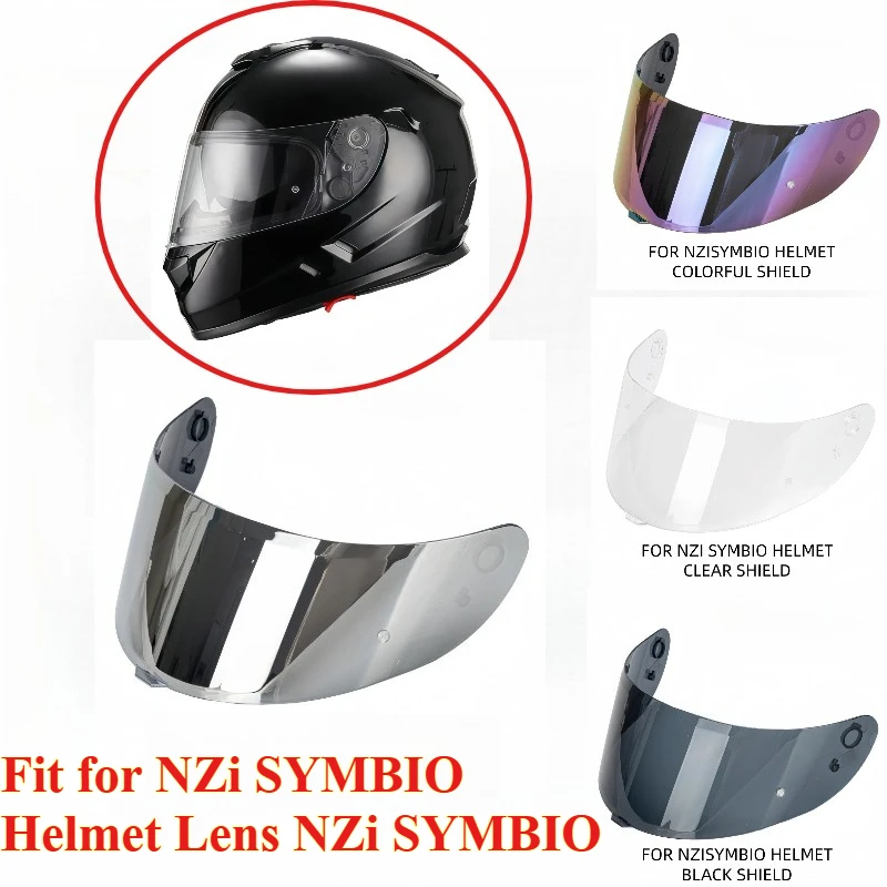 1 Visera Compatible con Casco NZi SYMBIO, Lente de Repuesto Especial para Casco Integral NZi SYMBIO, Accesorios