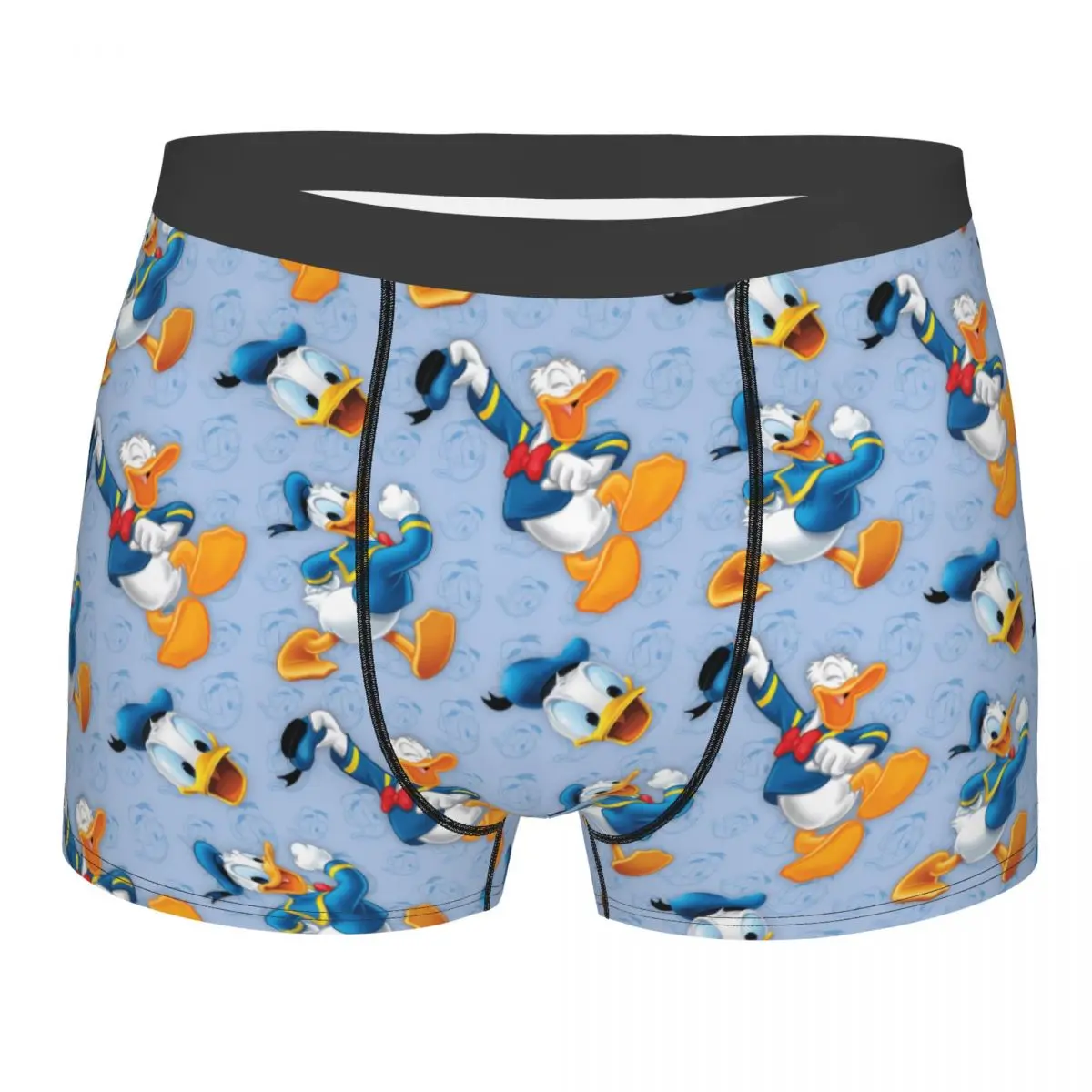 

Custom Male Fashion Donald Duck Mickey Mouse Men's Underwear Boxer Briefs Soft Shorts Panties Underpants