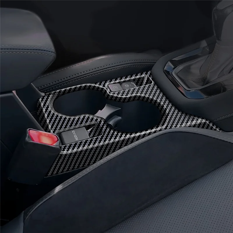 

Рамка держателя чашки на центральной консоли автомобиля для Subaru Forester 2025, держатель для чашки с водой, наклейка, узор из углеродного волокна