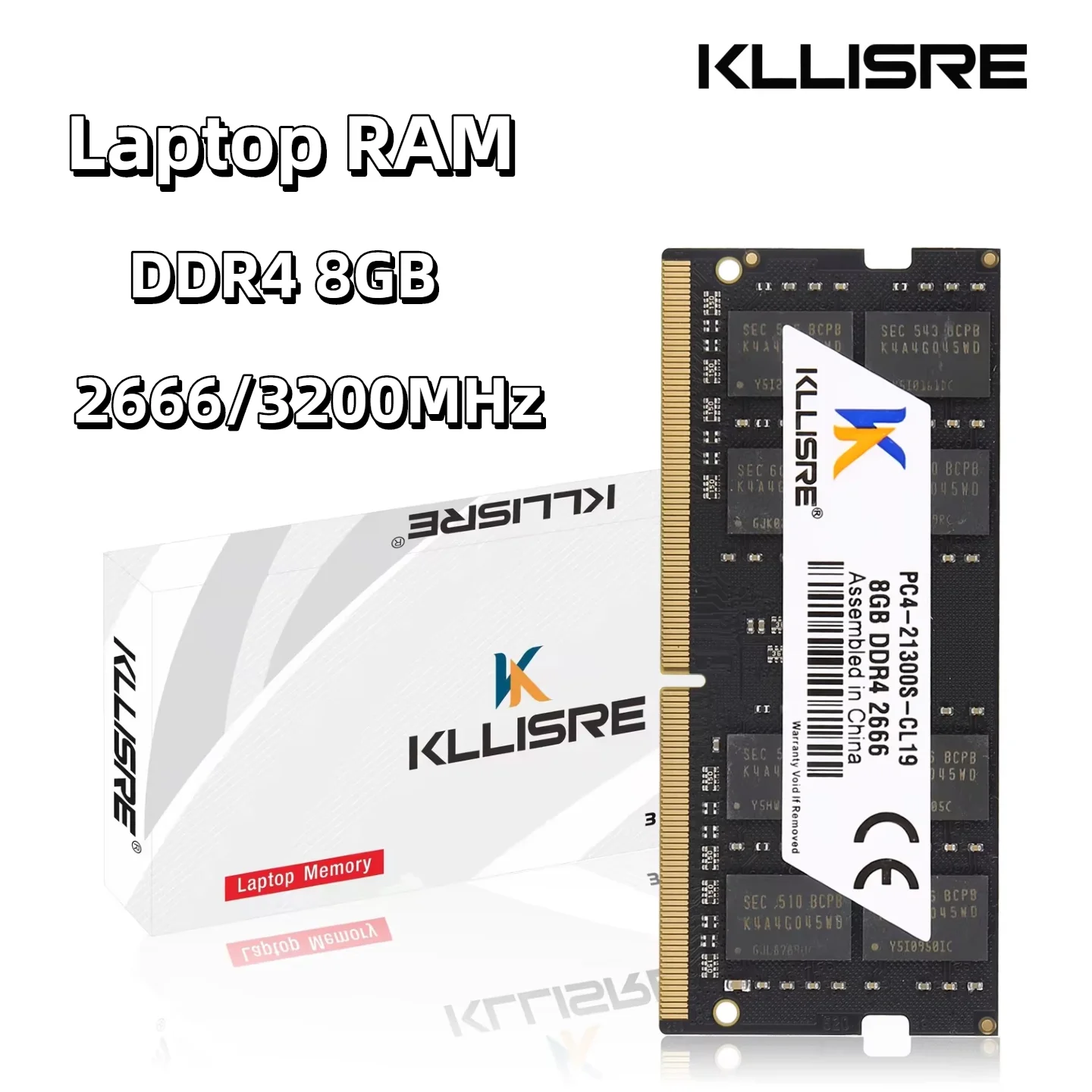 

Kllisre Memória DDR4 8 ГБ 2666 3200 МГц Оперативная память для ноутбука 204pin SODIMM Память работает на ноутбуке МИНИ-ПК