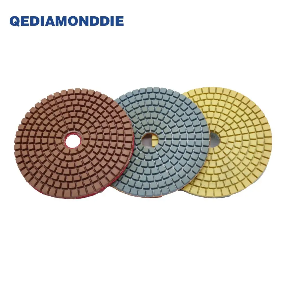 

Hot Sale Marble Polishing Pad 100mm Wet Diamond Polishing Pads for Concrete Granite
