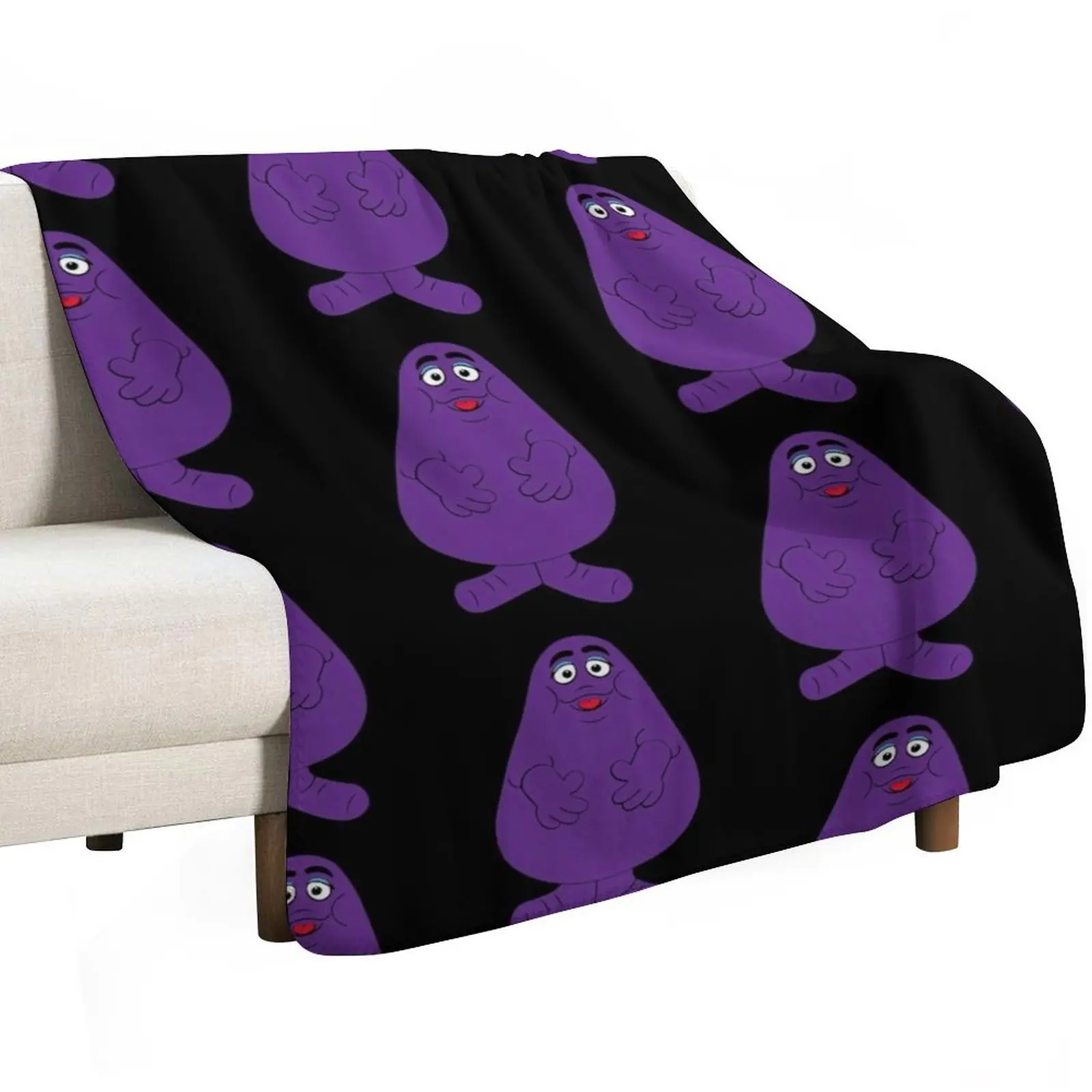 Grimace Throw Blanket Thermal blankets ands Luxury Thicken Summer Beddings Bed Bed linens Blankets