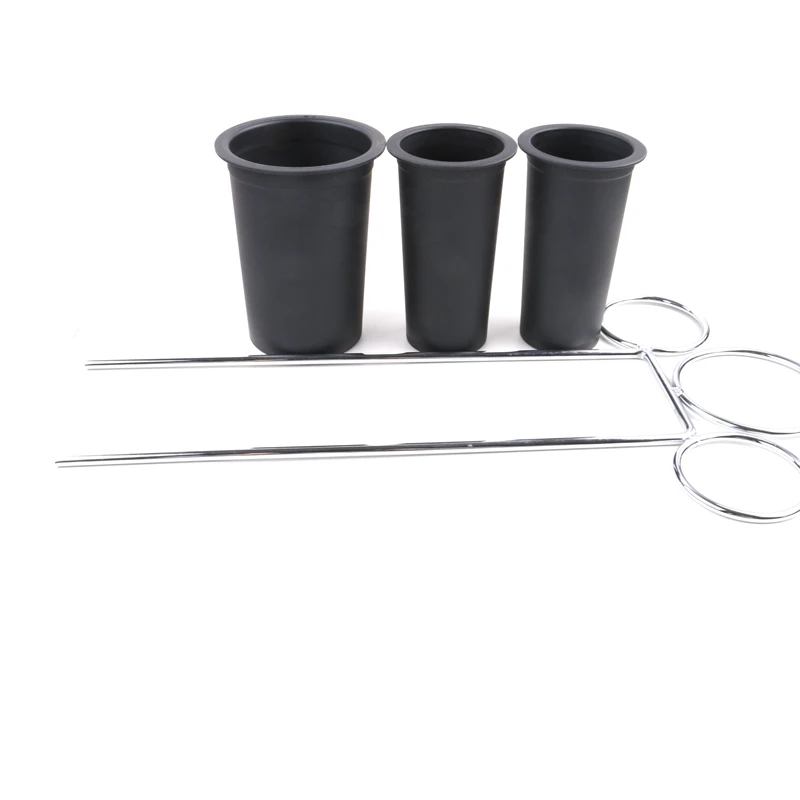 3 pcs barrels with holder alone used for salon trolley