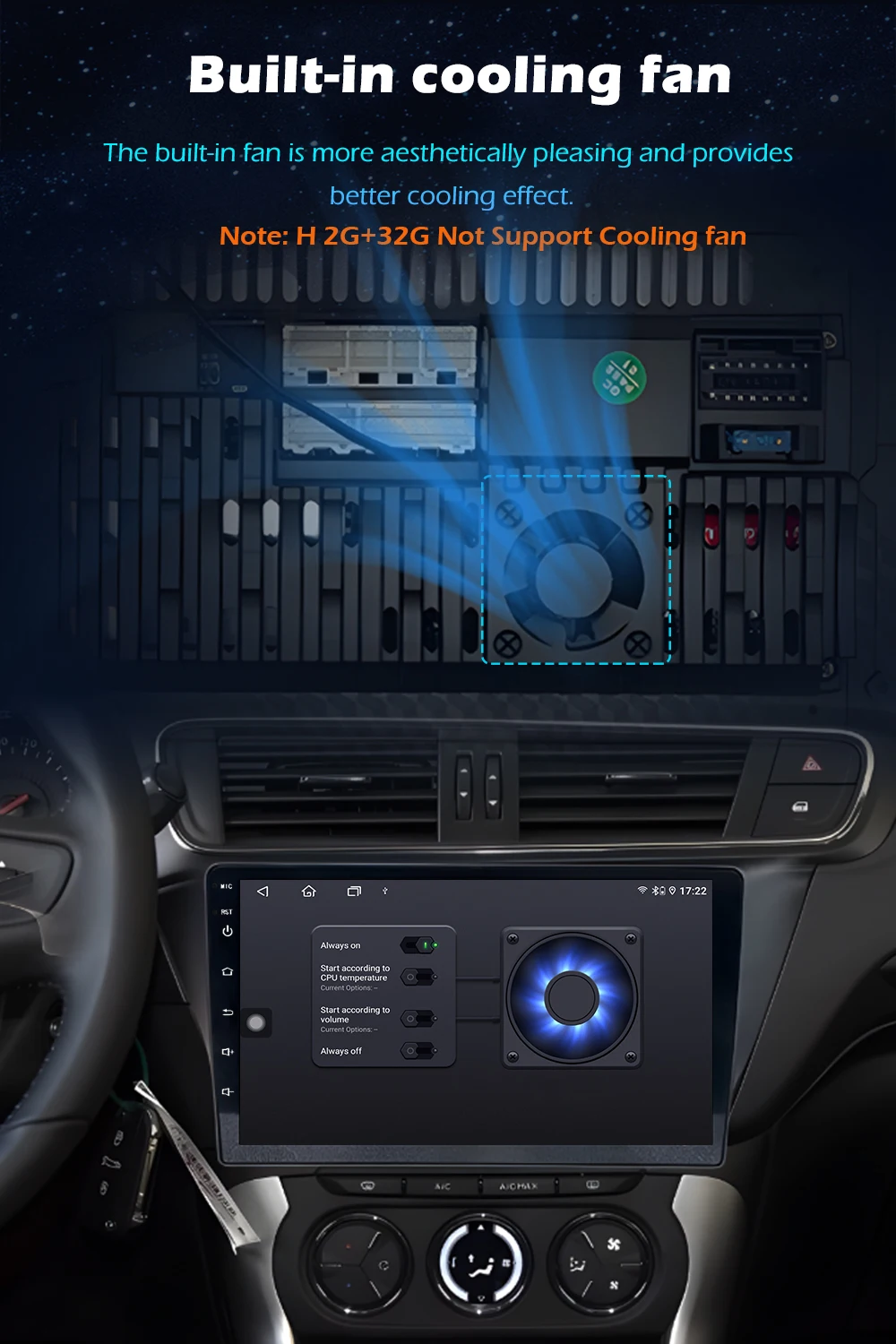 6,86'' Für Ford Ka 2008 - 2014 Android 16 Autoradio Multimedia Player Bluetooth Wireless CarPlay GPS Navi WiFi BT DSP Stereo – Detail 8