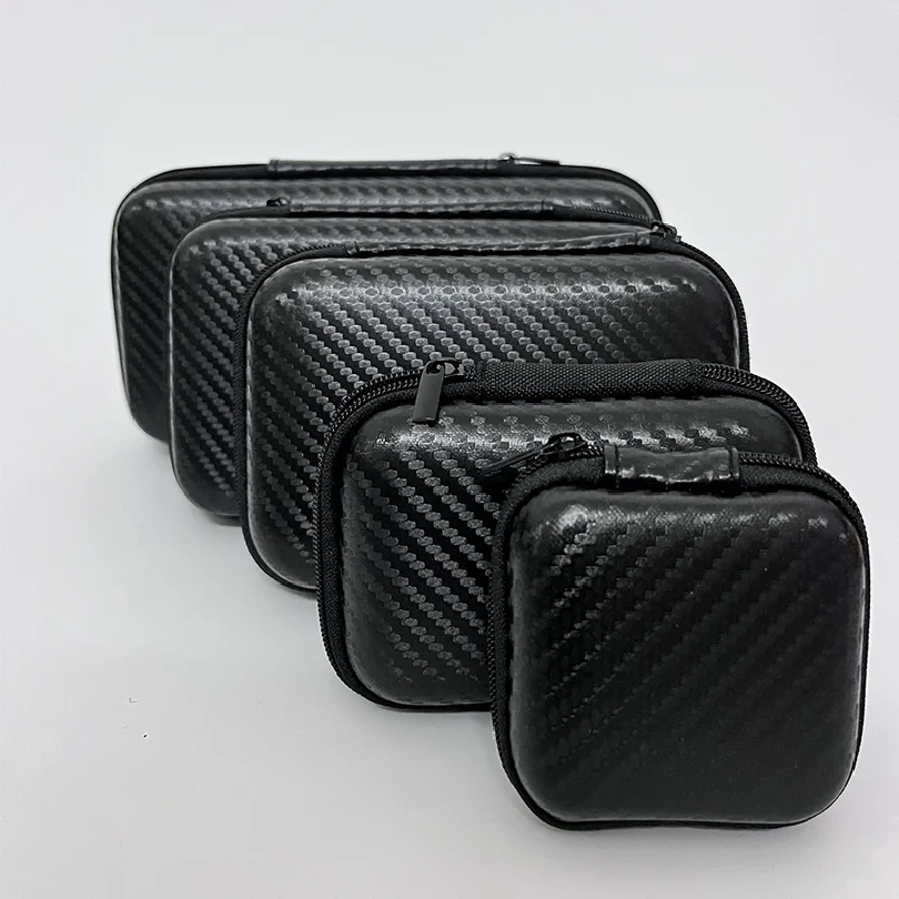 Car Terminal Removal Hard Case Portable Storage Bag Car Repair Tool Kit  Storage Carbon Fiber Pattern with Zipper Bag