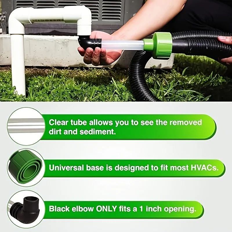 Klimaanlagen-Abflussreiniger-Adapter - Universell Passender Klimaanlagen-Abflussreiniger - Klimaanlagen-Abflussreinigungswerkzeug – Detail 3