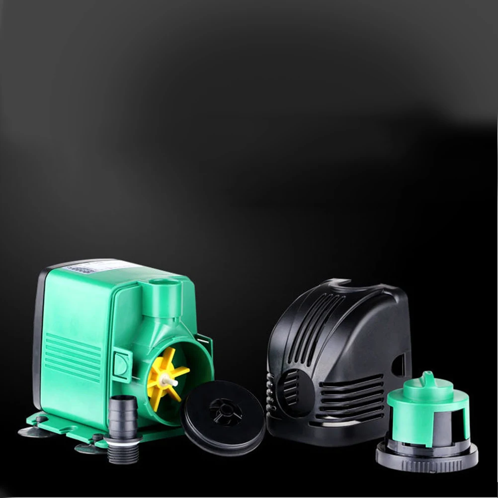 

6W 220V 50Hz Quiet Aquarium Submersible Pump Fish Tank Water Circulation Adjustable Flow Low Noise Energy Saving Stainless Steel