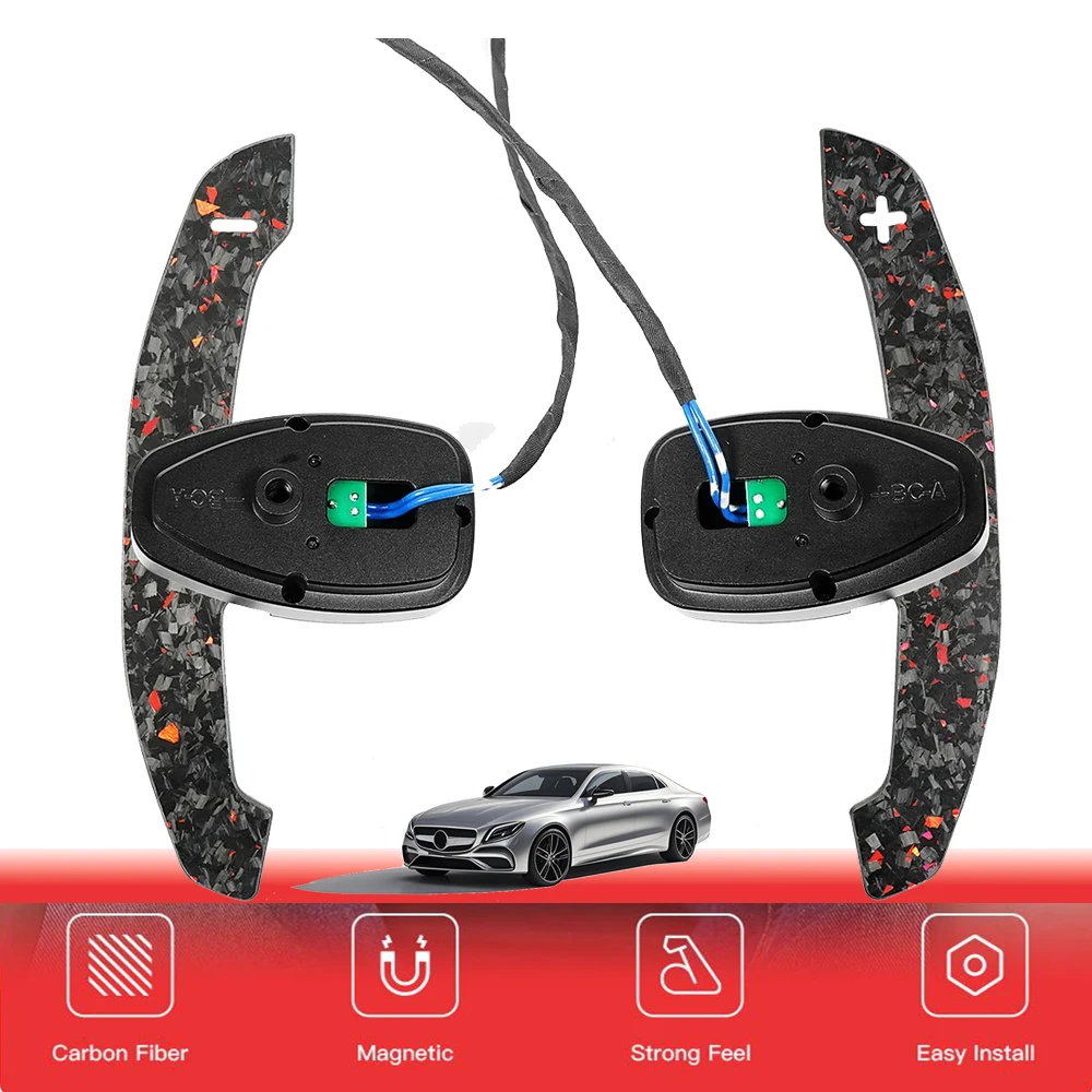 

Aluminum Alloy Carbon Fiber Magnetic Paddle Shifters for Mercedes-Benz AMG C300 G63 CLA GT S 2010+ GLE S63 C43 G550