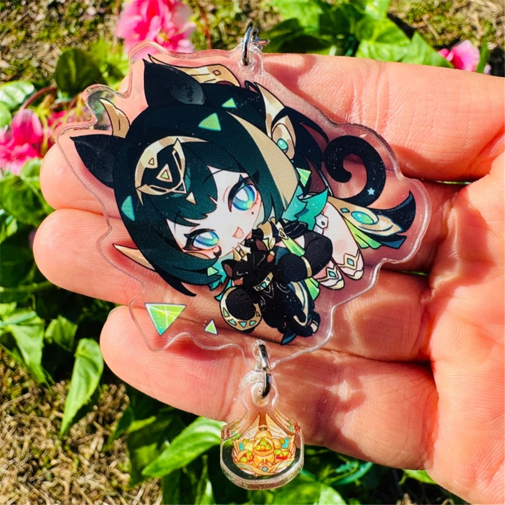 Game Aino Flins Lauma Nefer Ineffa Cosplay Kostüm Acryl Schlüsselanhänger Abzeichen Schlüsselanhänger Zubehör Anhänger Requisite