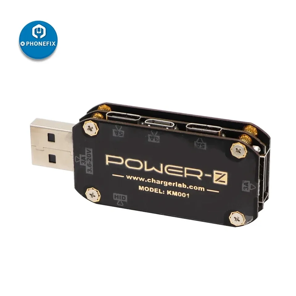 POWER-Z Portable USB-C voltage Tester Digital Power Meter KM003C